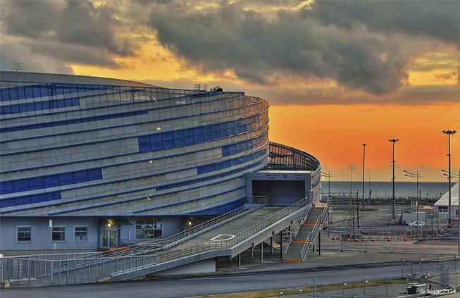 A Shayba Arena é a segunda instalação que, junto com a Bolshoy Ice Dome, completa os locais que sediarão as disputas do hóquei no gelo / Foto: Sochi 2014/Divulgação